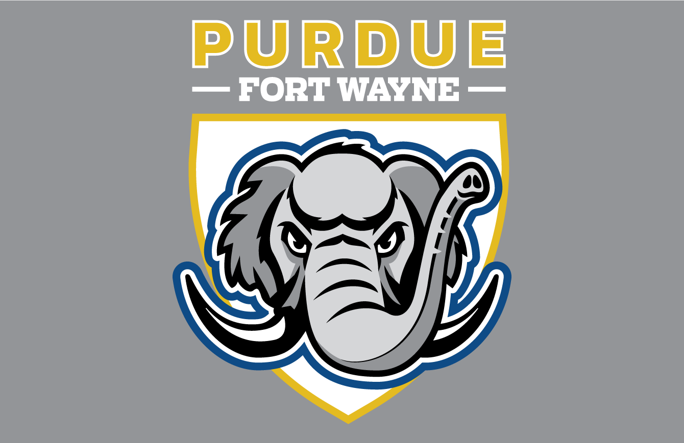 Purdue Fort Wayne Mastodons 2018-Pres Primary Dark Logo iron on paper